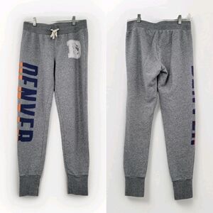 Junk Food Denver Broncos Joggers Women's Size Small Gray Spellout NFL